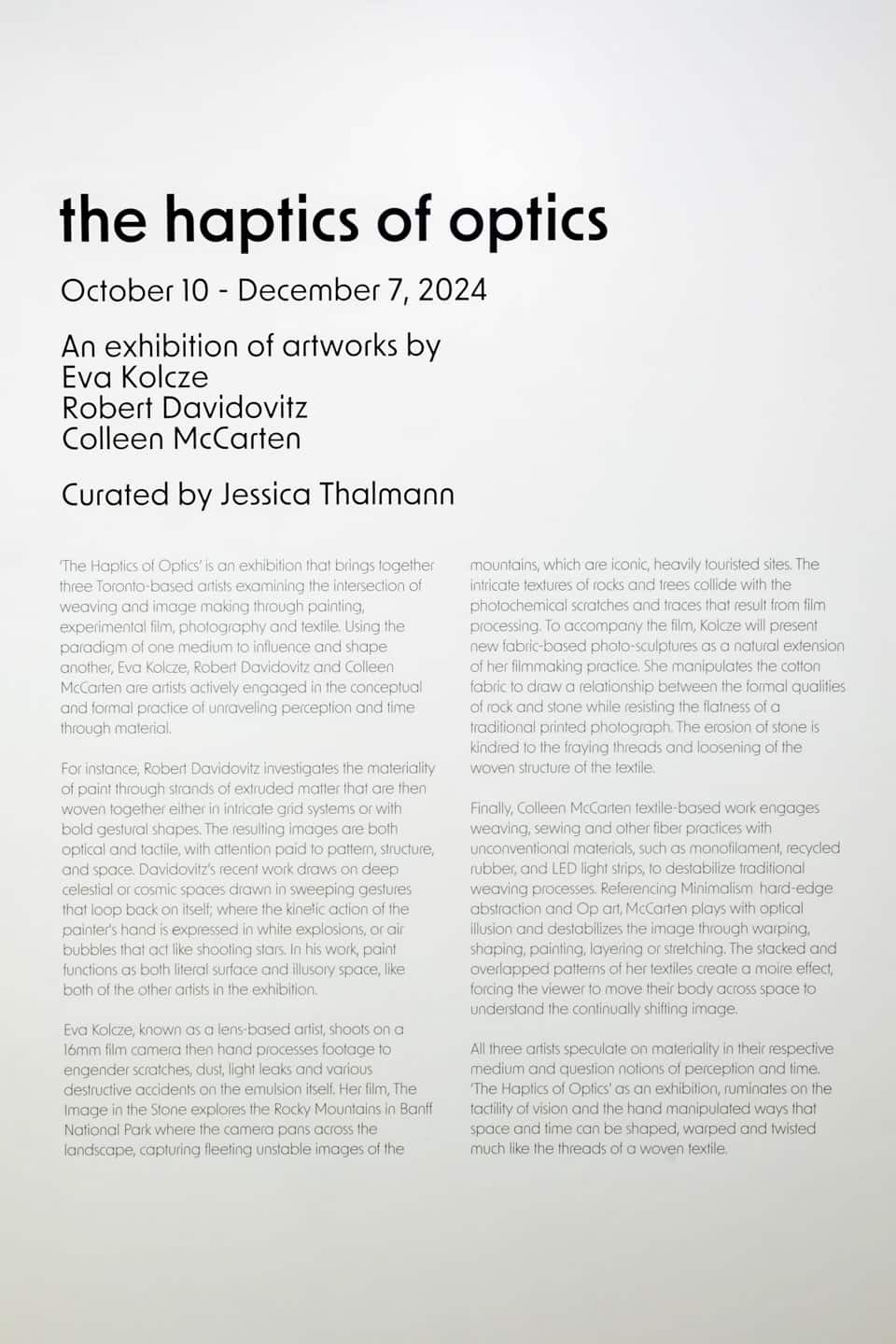 The Haptics of Optics at NAMARA projects